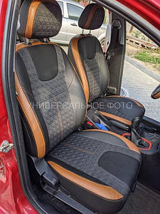 Чохли на сидіння Fiat Panda II 2012, Серія Колор, Tuning Cobra