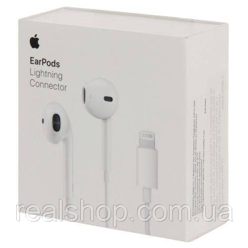 Наушники iPhone EarPods with Mic Lightning (MMTN2ZM/A) Белые