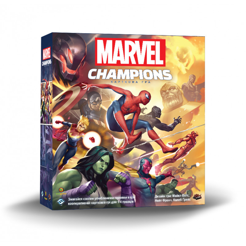 Настільна гра Marvel Champions. Карткова гра UA