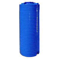 Емкость R Europlast 500 л двухслойная вертикальная Ø 68*164 см синяя (узкая)