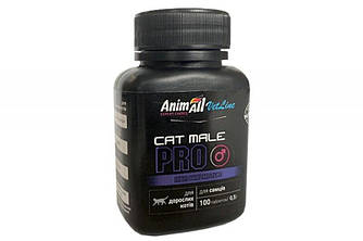 AnimAll VetLine (ЭнимАлл ВетЛайн) CAT MALE PRO - Мультивітамінний комплекс для дорослих котів (самців)