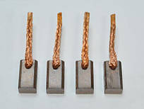 Щітки стартера графітові Hyundai Mazda комплект 4 шт.