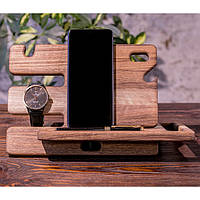 Органайзер для телефона настольный деревянный «Слайдер» EW-32.1