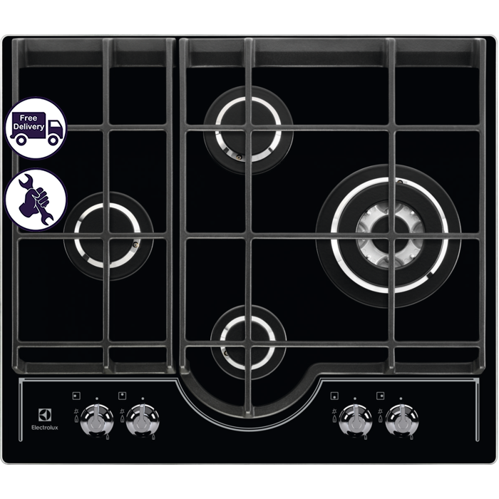 Electrolux GPE363RCK. Газовая варочная поверхность Линейка GOG 60 см