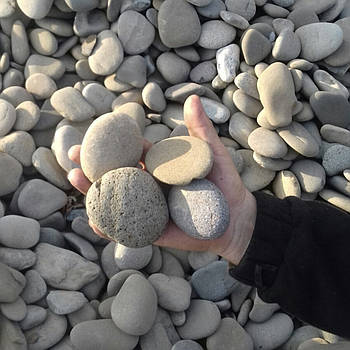 Галька річкова 60-120 мм, 25 кг