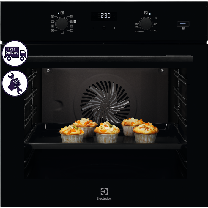 Electrolux OKD5C51Z. Електрична духова шафа SteamBake PRO 600