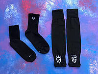 Гетры футбольные без носка + носки GUL комплект спортивные носки для футбола