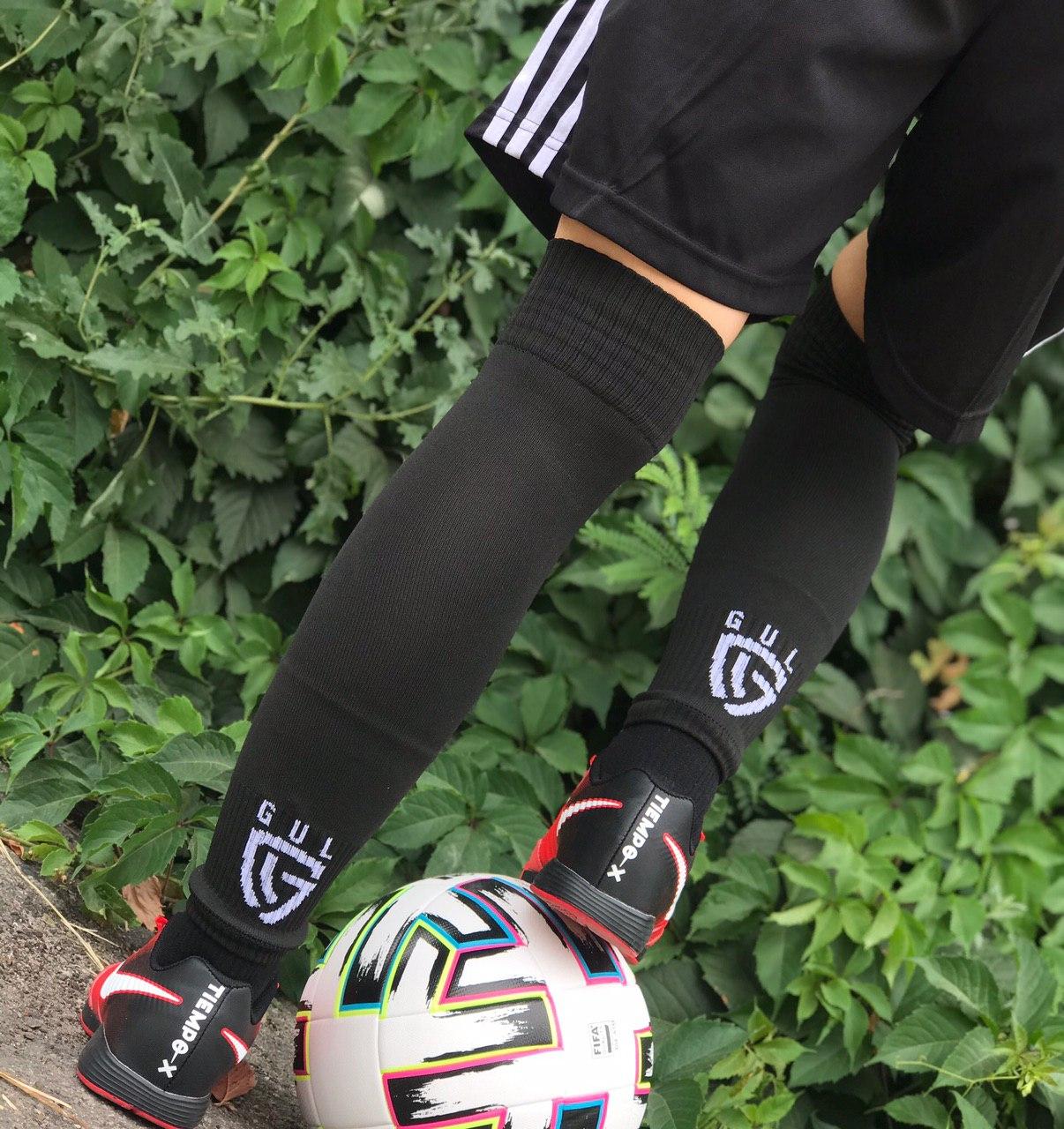 Гетры футбольные без носка + носки GUL комплект спортивные носки для футбола - фото 4 - id-p1583851907