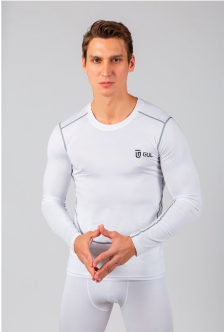 Рашгард мужской для тренировок бега компрессионное термобелье черная кофта для спорта спортивная одежда - фото 8 - id-p1583852380