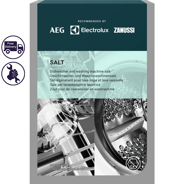 M3GCS200. Соль для посудомоечной и стиральной машины - Рекомендовано Electrolux, AEG и Zanussi