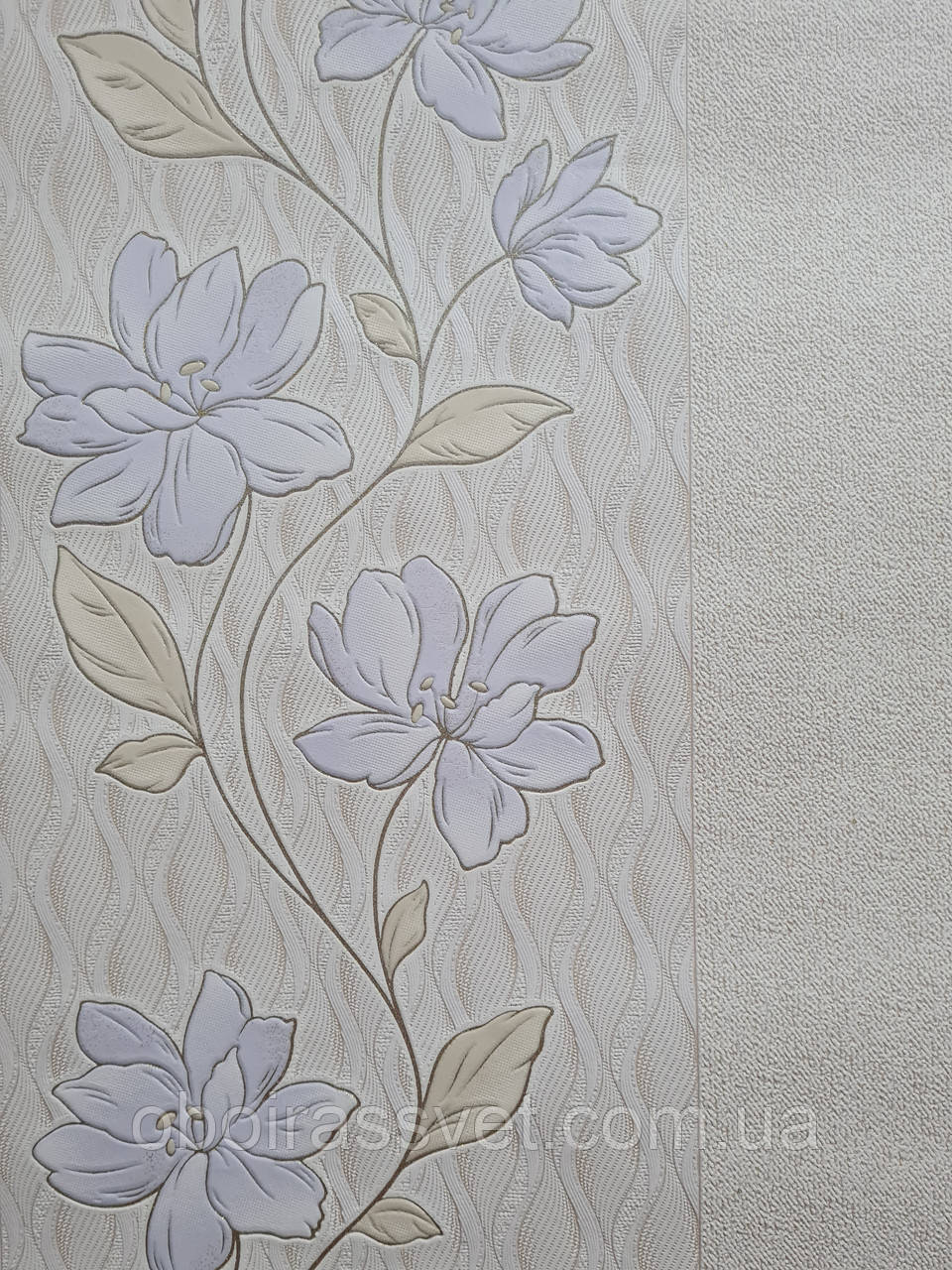 Шпалери 3744-01вінілові на флізеліні, довжина 15 м, ширина 1.06 = 5 смуг по 3 м кожна