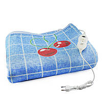 Электропростыня двуспальная Electric Blanket Вишни 150*160см электропростынь с подогревом, термопростынь (GK)