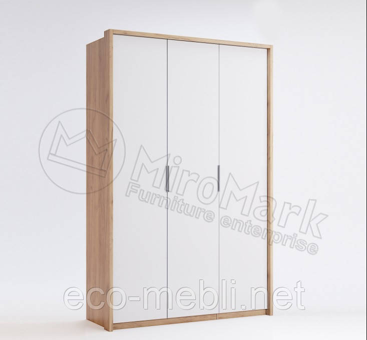 Шафа розпашна 3Д безз дзеркала у спальню Асті Міромарк, фото 1