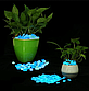 Декоративні камені світяться для саду або акваріума, 100 шт уп., блакитний., фото 4