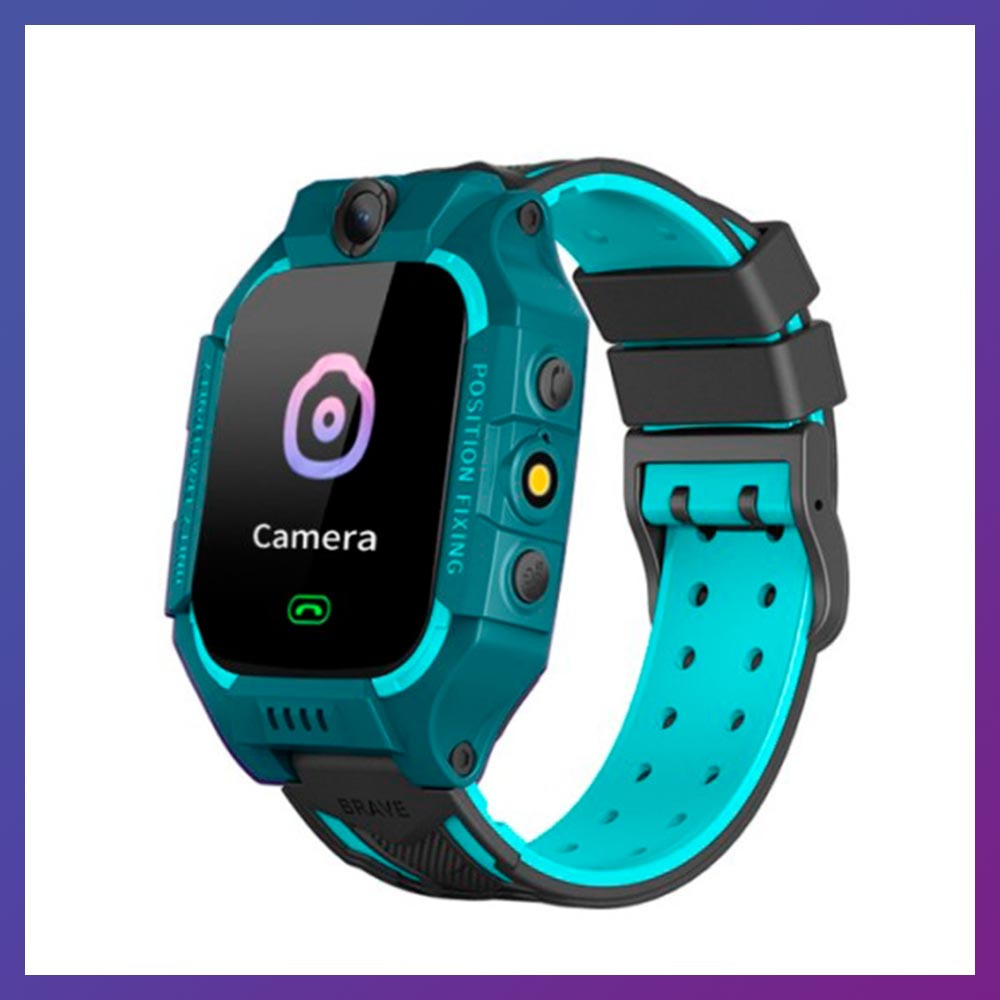 Дитячі розумні GPS годинник Z6 водонепроникні Smart Baby watch Z6 зелені + подарунок