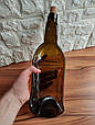 Еко-тарілка з винної пляшки Bar B оливкова для подачі нарізки, фото 5