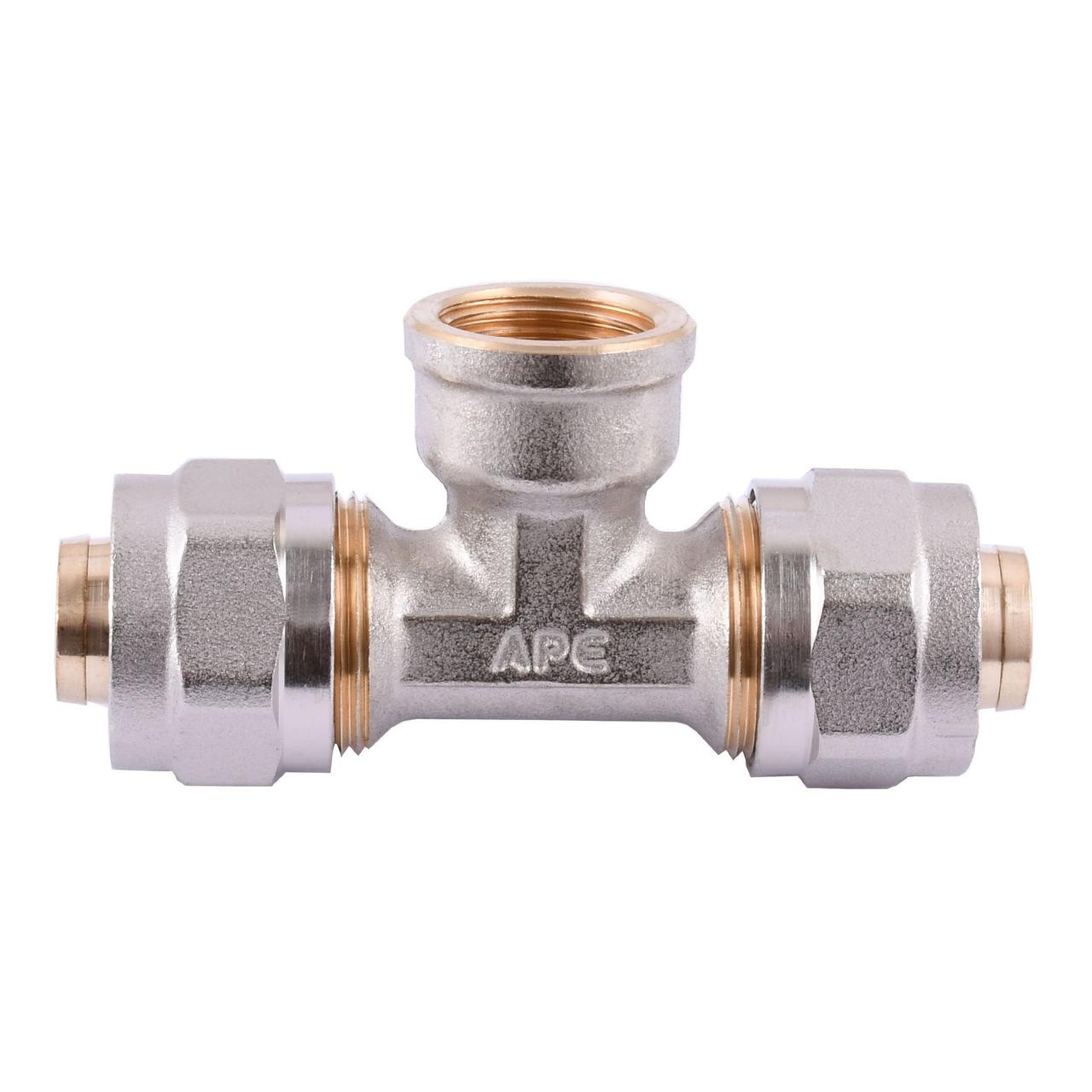 Трійник із внутрішньою різьбою APE ITALY 732 L 20х1/2″x20 (000000890), фото 1