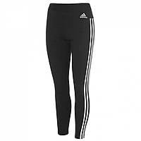 Легінси Adidas Essential 3 Stripe Black / White, оригінал. Доставка з США/ЄС протягом 14 днів