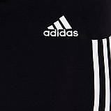 Легінси Adidas Essential 3 Stripe Black / White, оригінал. Доставка від 14 днів, фото 5