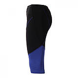 Леггинсы Odlo Tights three quarter Fury Ld43 Black-blue, оригінал. Доставка від 14 днів, фото 2