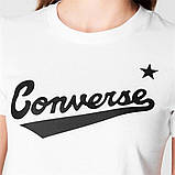 Футболка Converse Nova Logo White 102, оригінал. Доставка від 14 днів, фото 4