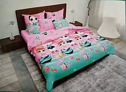 Комплект постільної білизни Бязь Голд "Лола" у дитяче ліжечко колискою110*150 см