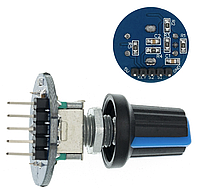 Модуль поворотного енкодера. Потенціометр, що обертається, EC11 Arduino