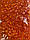 Намистини круглі "Кришталеві" 8 мм , помаранчеві 500 грам, фото 3