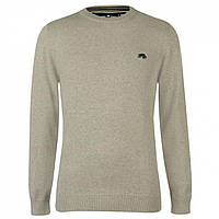 Джемпер Raging Bull Raging Knit Grey Marl90, оригінал. Доставка від 14 днів