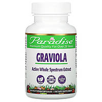 Гравиола Paradise Herbs, Graviola, 60 Vegetarian Capsules - Оригинал