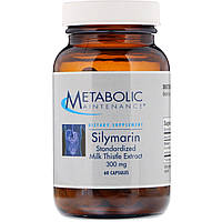 Расторопша пятнистая Metabolic Maintenance, "Силимарин", стандартизированный экстракт чертополоха, 300 мг, 60