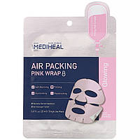 Маска Mediheal, Air Packing, Pink Wrap Mask, 1 Sheet, 0.67 fl oz (20 ml) - Оригинал