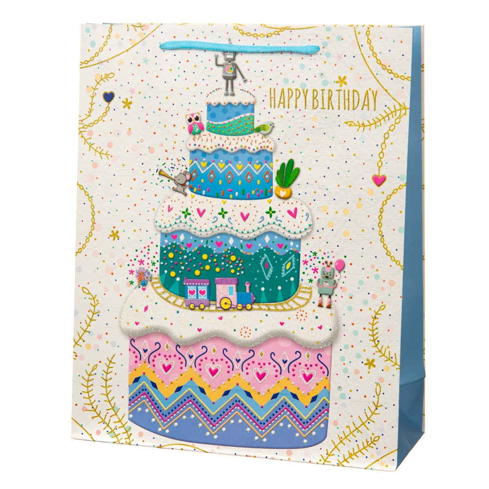 Набір з 12 одиниць. Подарунковий пакет "All the best" 31*12*40 (8814-019), Папір, Elisey
