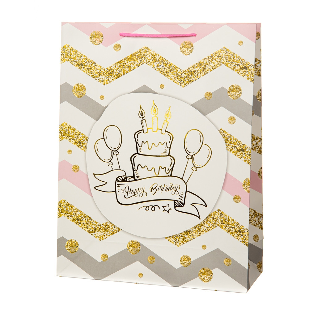 Набір з 12 одиниць. Подарунковий пакет "May I wish you" 31*12*40 (8814-017), Папір, Elisey