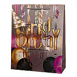 Набір з 12 одиниць. Подарунковий пакет "Birthday Party" 26*10*32 (8814-003), Папір, Elisey, фото 3