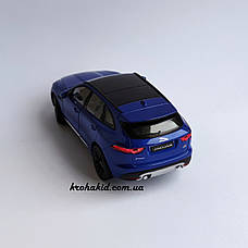 Металева машина JAGUAR F-Pace "Welly" масштаб 1:25, розмір 19 см, фото 4