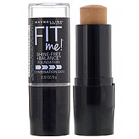 Жидкий тональный крем Maybelline, Тональная основа-карандаш Fit Me, Shine-Free + Balance, оттенок 220 «Natural Жидкий тональный крем Maybelline, Fit Me, тональная основа в виде стика для корректирования несовершенств и устранения жирного блеска, оттенок 3