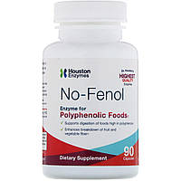 Пищеварительный ферментный препарат Houston Enzymes, No-Fenol, 90 капсул - Оригинал