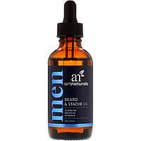 Засіб для бороди artnaturals, Beard & Stache Oil, 2 fl oz (59 ml) (Discontinued Item), оригінал. Доставка з США/ЄС протягом 14