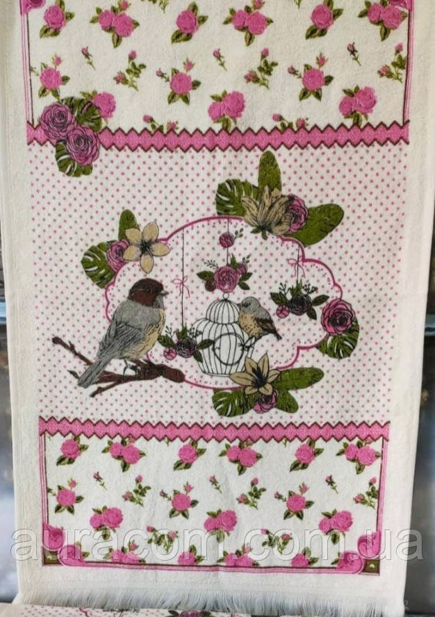 НАБІР КУХОННИХ МАХРОВИХ РУШНИКІВ, упаковка 12 штук, Туреччина, фото 1