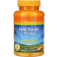 Расторопша пятнистая Thompson, Milk Thistle, 175 mg, 120 Vegetarian Capsules - Оригинал