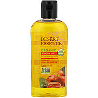 Масло жожоба Desert Essence, Organic Jojoba Oil for Hair, Skin and Scalp, 4 fl oz (118 ml) - Оригинал