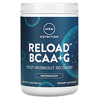 L-глютамин MRM, Reload BCAA+G, Post-Workout Recovery, Watermelon, 1.85 lbs (840 g) - Оригинал L-глютамин MRM, Reload BCAA+G, Post-Workout Recovery, Watermelon, 11.6 oz (330 g), L-глютамин MRM, Reload BCAA+G, Post-Workout Recovery, Watermelon, 11.6 oz (330