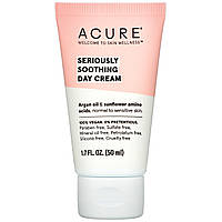 Арганова олія ACURE, Seriously Soothing, Day Cream, 1.7 fl oz (50 ml), оригінал. Доставка з США/ЄС протягом 14 днів