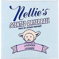 Nellie's, Ароматные шарики для стирки и сушки, лаванда, 1 шарик - Оригинал
