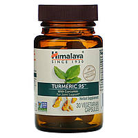 Препарат с куркумой Himalaya, Turmeric 95 с куркумином для поддержки суставов, 30 растительных капсул -