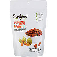 Физалис Sunfood, Raw Organic Golden Berries, 8 oz (227 g) - Оригинал