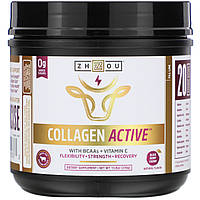 Коллаген Zhou Nutrition, Collagen Active, Black Berry Cherry, 13.8 oz (378 g) - Оригинал