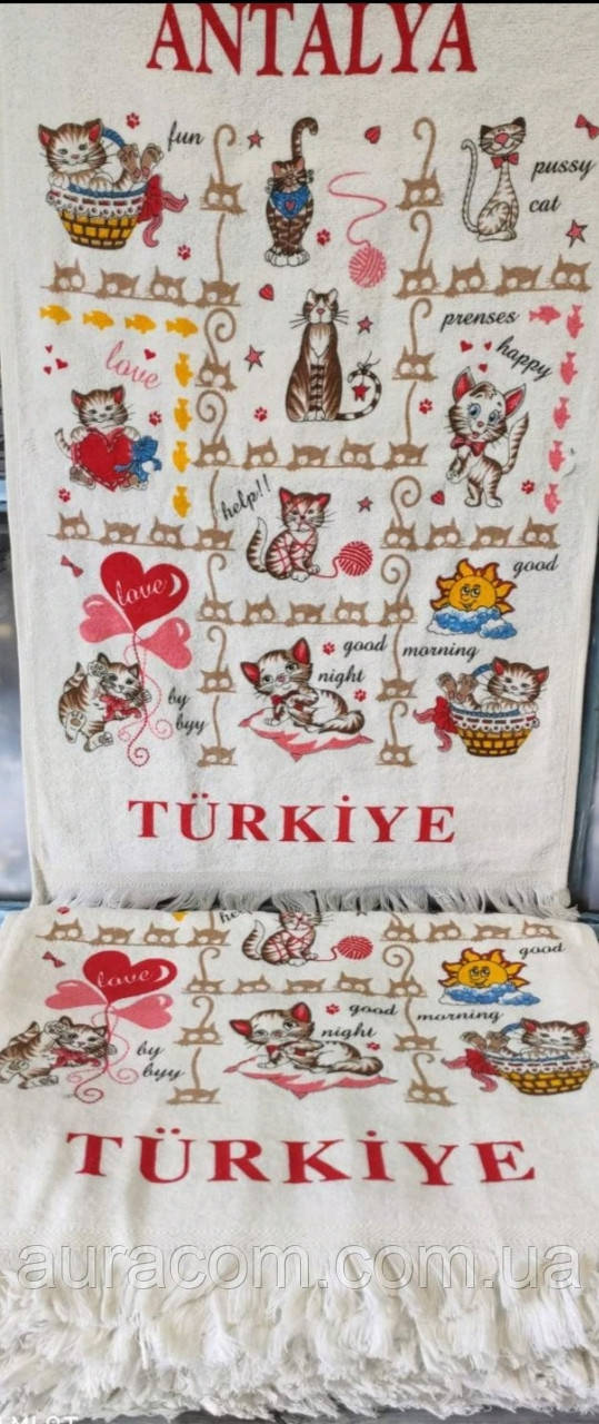 Кухонні рушники, махрові, паковання 12 штук, Туреччина