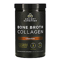 Коллаген Dr. Axe / Ancient Nutrition, Bone Broth Collagen, коллаген со вкусом ванили, 517 г (1,13 фунта) - Коллаген Dr. Axe / Ancient Nutrition, костного бульона, шоколад, 18,6 унц. (528 г), Кости и суставы, Коллаген Dr. Axe / Ancient Nutrition, костного 